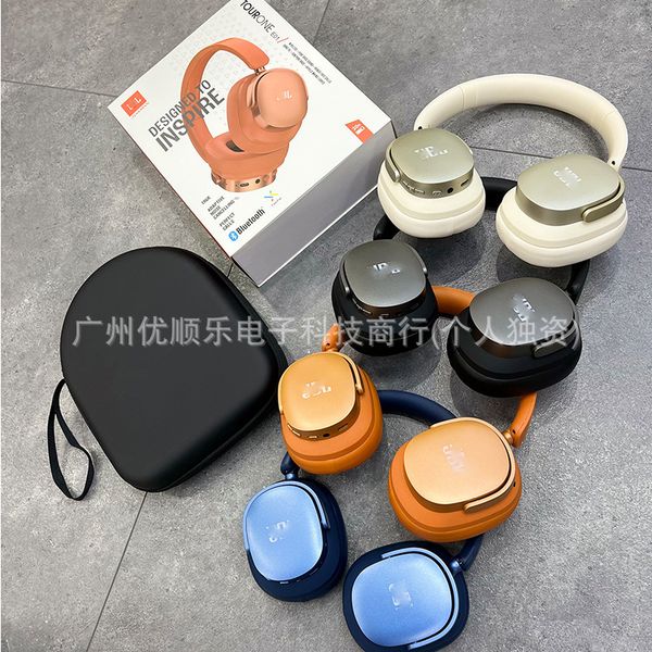 Over-ear ANC active noise-cancelling with long battery life and storage bag, wireless Bluetooth headphones factory wholesale