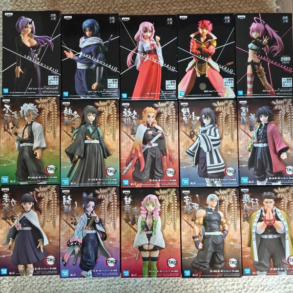 Anime New Demon Slayer Kimetsu no Yaiba Figure Kamado Tanjirou Action Figure Agatsuma Zenitsu Nezuko Warrior PVC Model Toy Gifts S260618