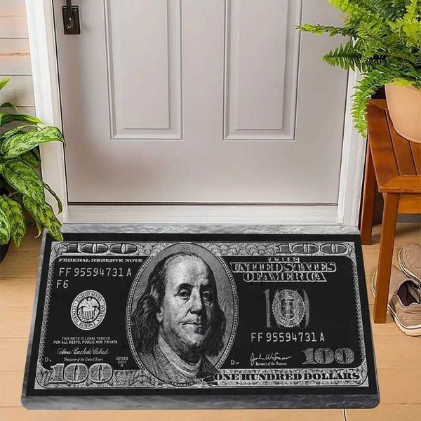 Dollar Money Pattern Living Room Carpet Floor Rugs Home Decor Kitchen Carpets Anti Slip Bathroom Mat Hallway Entrance Doormat Z260622