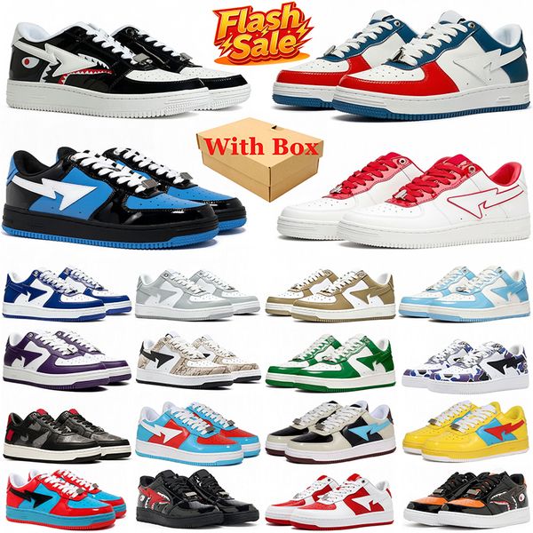 Designer Casual Sneakers Black White