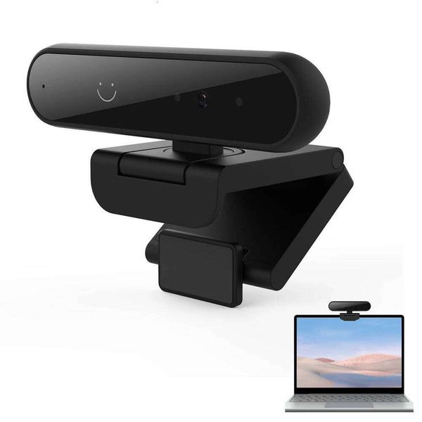 Face Recognition USB Windows Hello 11 10 Web Camera 1080P 30fps With Microphone for Video Conference Home and Office