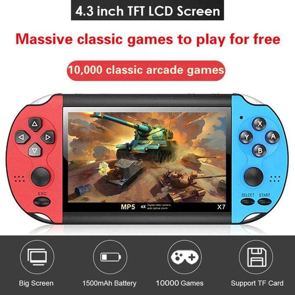 Gaming Portable Handheld Retro Video Game Console Player Portatil Mini Arcade Videogames for Hand Held Family Pocket Retrogaming J260622