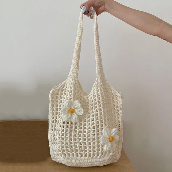 Women Knitted Shoulder Bag Fashion Tote Handbag Large — compare prices at CompareOffers