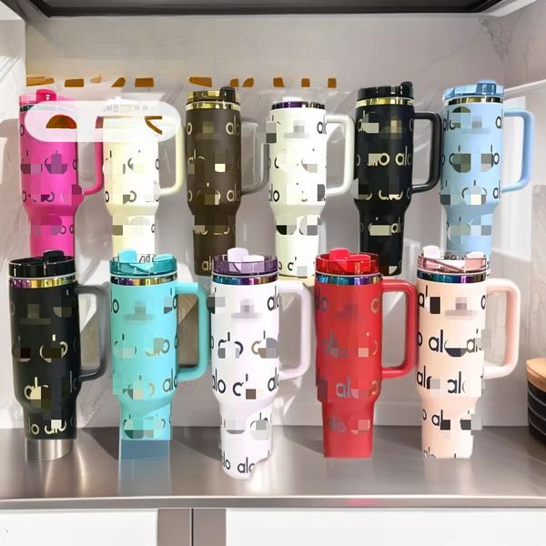 40oz stainless steel car thermos cup, cross-border outdoor portable ice cup