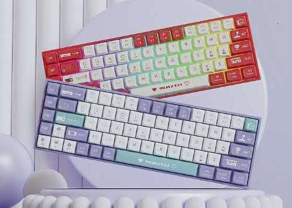 keyboard Mechanical gaming wired hot-swappable small keyboard with 68 keysL26623