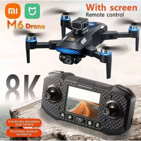 5G WIFI Professional Drones 8K HD 4k Camera Drone With Screen Remote Control Brushless Drone Motor Video UAV Foldable RC Quadcopter FPV Dron Long Distance Helicopter