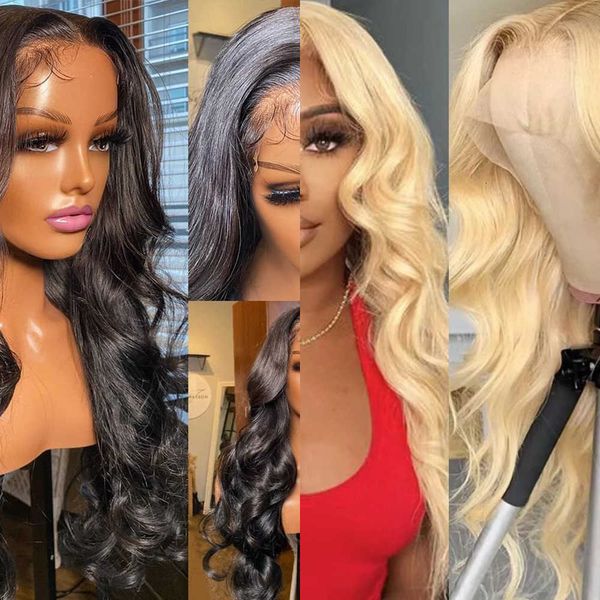 Yiwu wig with middle parting large waves full head cover long curly hair front lace wig with mesh L260622