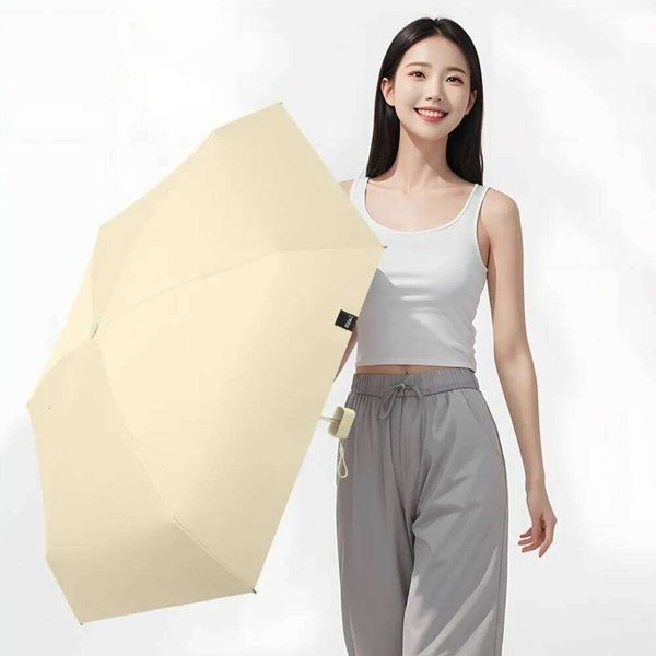 Ultraviolet Protection Rain Ultralight Dual Use Pocket Parasol Folding Wind Resistant Sun Umbrella Summer 26L0623