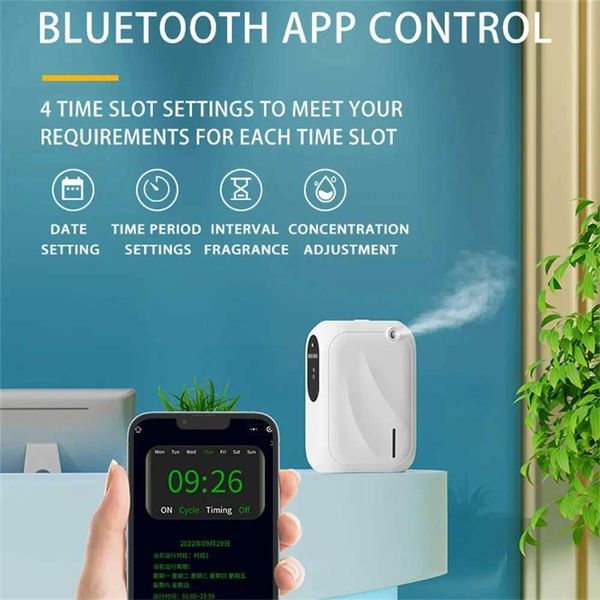 Scent Machine Aroma Diffuser For Hotel Home Waterless Essential Oil Diffuser For Home Fragrance Bluetooth APP Control J260623