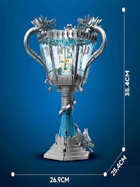 1169PCS Goblet of Fire Building Blocks Magic Movie Triwizard Tournament Trophy CollectionModel DIY Assembly Model Kit Toys Gift T260622PLAE