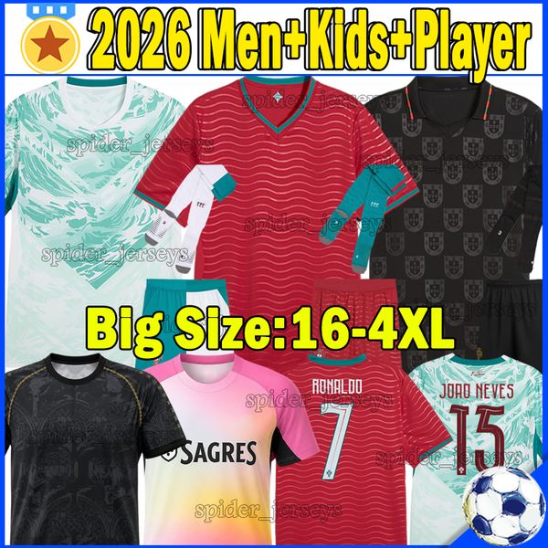 Xxxl 4XL 2026 Portugal Ronaldo National Football Team Socce…