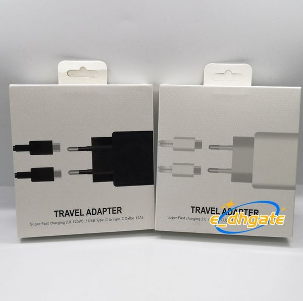 Quick Charger For Samsung S21 S22 Ultra Note 20 10 Galaxy A50 A51 A52 A72 A73 A33 5G Phone 25W PD Surper Fast Adapter Type-C To USB C Cable