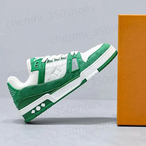 2026 Designer Shoes Trainer Skate Sneakers Vintage Sneaker Casual shoes Platform Trainers Combination luxury brand Mesh All match Rubber Shoe Size 35-46 c4
