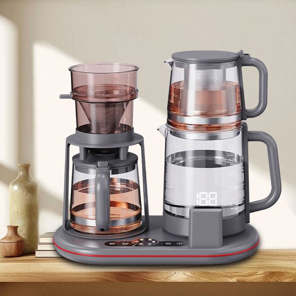 Home Appliance Home Appliance 1500W Colorful Smart Touch Control Panel Water Kettle STRIX Controller Glass Tea Maker Coffee Brewer Machine listed by DHgate