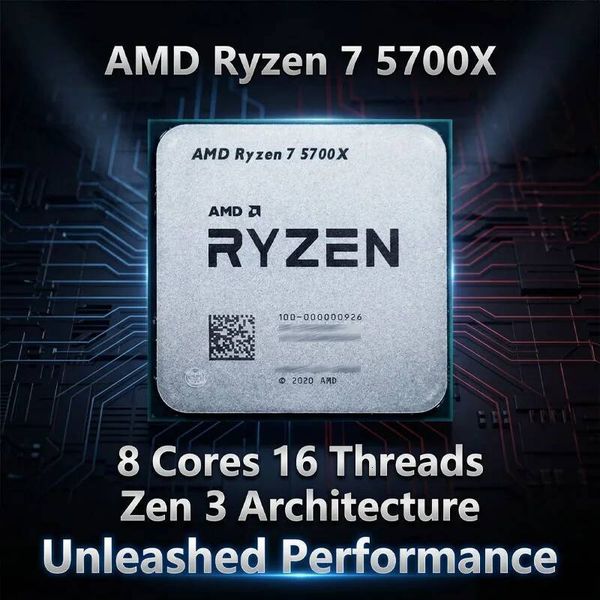 AMD R7 5700X Socket AM4 but without cooler