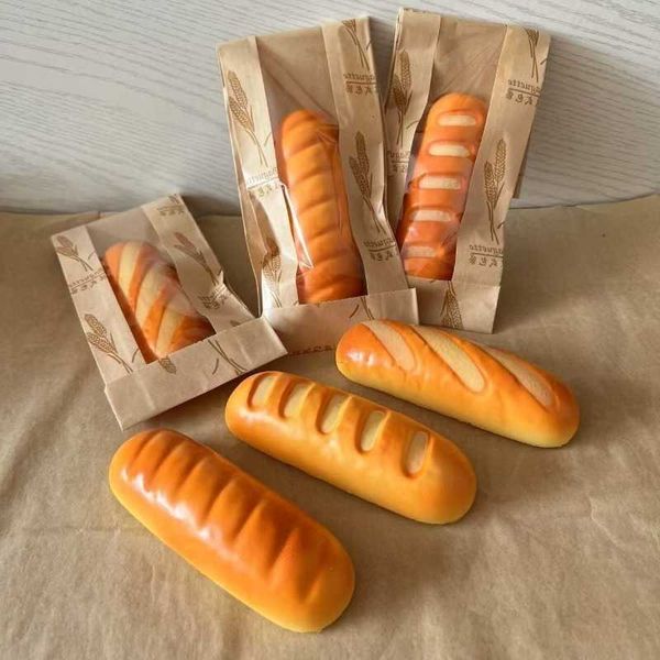 Toy Bread Squeeze Soft Squishy Slow Rebound Sticky Stress Relief Fidget Toy Food Creative Simulation Bread Anti-anxiety Toys M260624