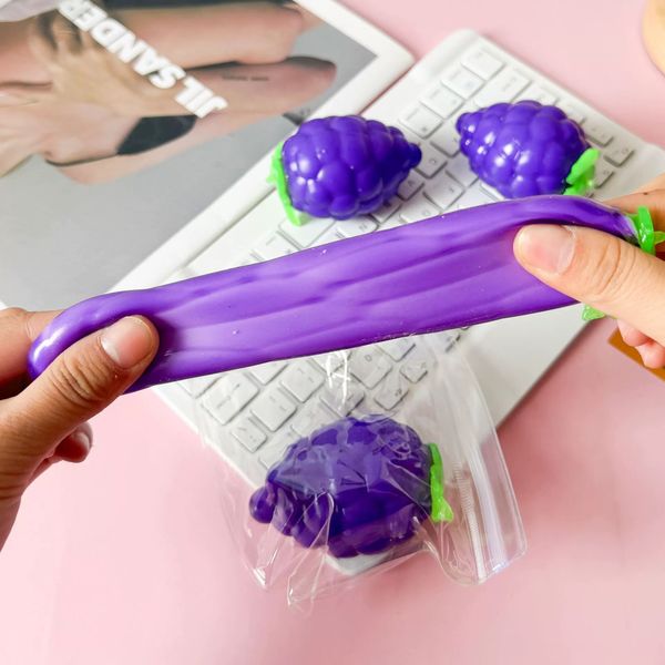 Decompression fluid grape kneading music slow rebound decompression fruit kneading music can shape food toys-VXX