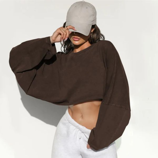 DHgate 2026 Gym Clothe Set Sweatershirt Croed Yoga workout set Shirts Outfits Winter Fitness Running Gym -- Clothes Workout T-Shirt Dry Slim Fit Breathable High Elast sold by DHgate