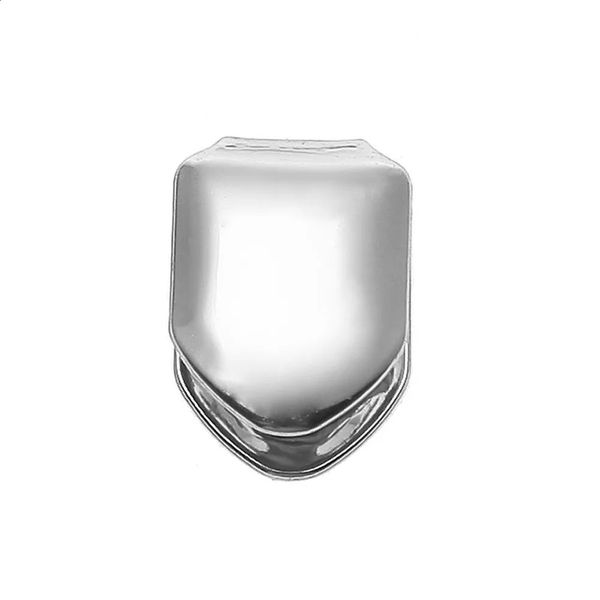 Shiny Gold Plated Small Single Tooth Cap Hip Hop Top Bottom False Teeth Fashion Decorative Accessory 260623