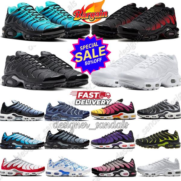 Tn Tnss Plus size Chaussure Tn3 Designer Running Shoes Sneakers Men Women Triple White Atlanta Black Red Coquettish Purple Breathable Outdoor Sports EUR 36-46