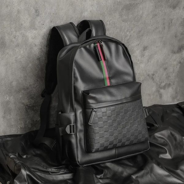 Free Shipping Designer New Men's Backpack Fashion Style Lea…