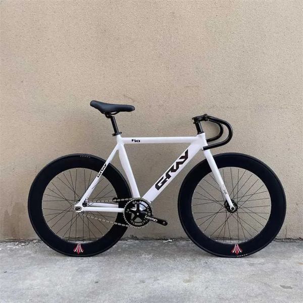 Mountain Bike Fixed Gear Bike Single Speed Bicycle Aluminum Alloy Frame With 70Mm Height Rim Wheelset Customizable Handlebar se mtb Fork Road Carbon hu