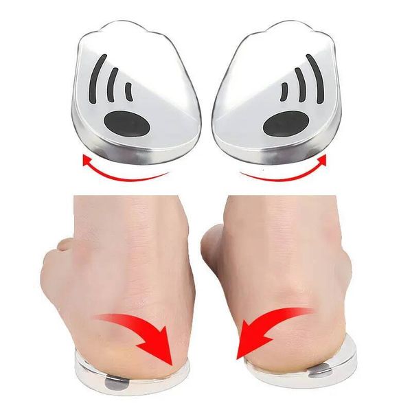 Silicone Gel Orthopedic Insoles for Magnet Massage Insole O/X Leg Type Valgus Varus Correction Plantar Fasciitis Feet Care ddmythur