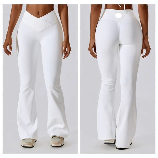 DHgate 2026 Gym Clothe Set workout set Pants Bell-Bottom Trousers Excerise Sport Gym Running Long Pant Elastic High Wais sold by DHgate