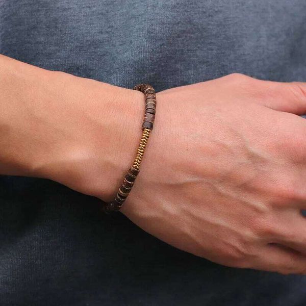 Simple Gold Color Hematite 4mm Small Beads Bracelet — compare prices at CompareOffers
