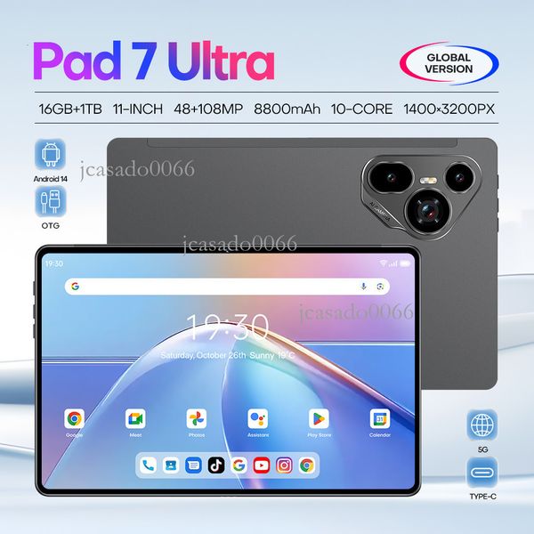 New Pad 7 Ultra Tablet PC, foreign trade tablet, Android 16+1T memory, cross-border wholesale from the source factory
