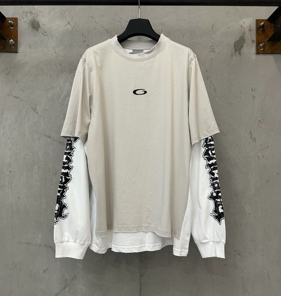 Men's Plus Tees & Polos Round t-shirts neck embroidered and printed polar style summer wear with street pure cotton 31dd cyy9642 446