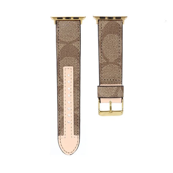 Replacement Watch Band For 38Mm 0Mm 1Mm 2Mm Soft Strap Universal Wristband Mm 5Mm Fashion Designer Straps For Iwatch Series 1 2 3 5 6 Leather Smart Bands Del HYF
