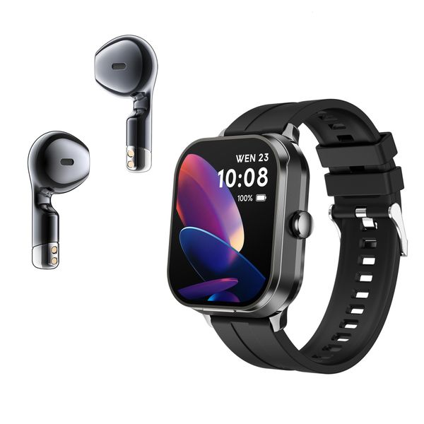 Hot Item D8pro Earphones Smart Watch 2-In-1 Sports Music Playback NFC Access Control Bluetooth Call Technology