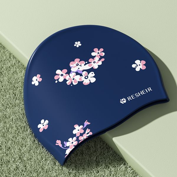 Waterproof Swimming Cap For Women Silicone High Elastic — compare prices at CompareOffers