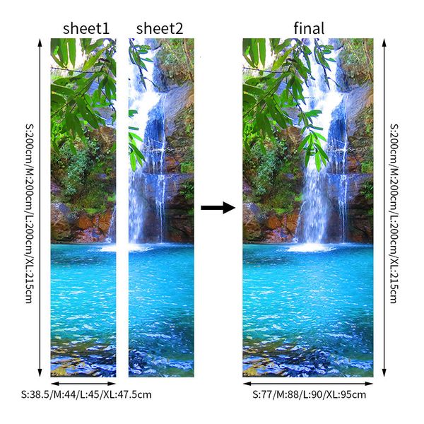 3D simulation scenery entrance Wallpaper DIY wardrobe decoration wallsticker removable bathroom renovation door sticker Comes with adhesive
3D simulation scenery entrance Wallpaper DIY wardrobe decoration wallsticker removable bathroom renovation door sticker Comes with adhesive
