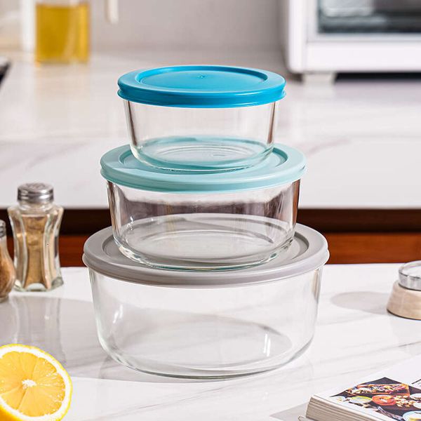Glass high-temperature resistant microwave oven glass PP cover simple fresh-keeping box household set round bowl
Glass high-temperature resistant microwave oven glass PP cover simple fresh-keeping box household set round bowl