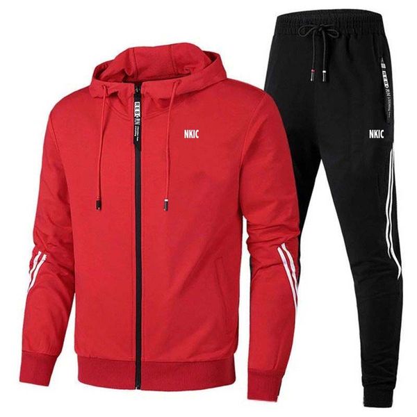 Fashion Brand Tracksuit Men Suit Autumn Zipper Cardigan Jacket Sweatpants Stripe Running Fitness Basketball Jogging 2 Piece Set Plus Size -3XL, White 1
Fashion Brand Tracksuit Men Suit Autumn Zipper Cardigan Jacket Sweatpants Stripe Running Fitness Basketball Jogging 2 Piece Set Plus Size -3XL, White 1
