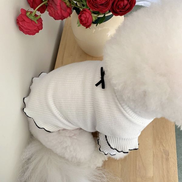 Shirt Vest Pink Puppy Summer Clothes Thin Knitted Undershirt Chihuahua Bichon Girls Dog Costume Flying Sleeves T-Shirt
Shirt Vest Pink Puppy Summer Clothes Thin Knitted Undershirt Chihuahua Bichon Girls Dog Costume Flying Sleeves T-Shirt