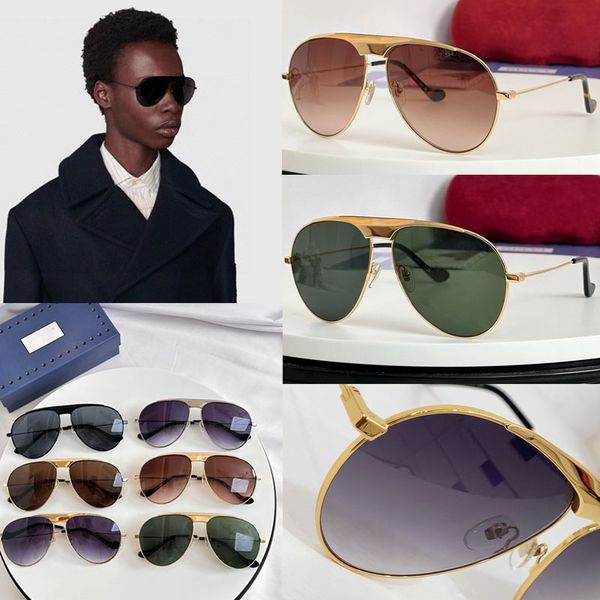 MENS AVIATOR FRAME SUNGLASSES G 0908S Mens Business Glasses Metal Oval Frame Outdoor UV400 Protection Lens with Original Packaging Box
MENS AVIATOR FRAME SUNGLASSES G 0908S Mens Business Glasses Metal Oval Frame Outdoor UV400 Protection Lens with Original Packaging Box