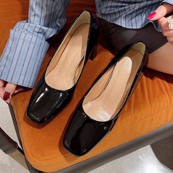 leather 2024 flat pointed toe woman loafers spring autumn casual shoes women candy colour sweet flats plus size 3542 5151 s
