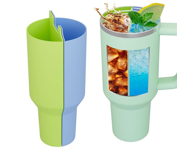2-in-1 Silicone Compatible with 40 oz Cup Tumblers Accessories Reusable er Cold Drink Separator for Coffee Juice tails Whiskey 0903, Multi-color
2-in-1 Silicone Compatible with 40 oz Cup Tumblers Accessories Reusable er Cold Drink Separator for Coffee Juice tails Whiskey 0903, Multi-color