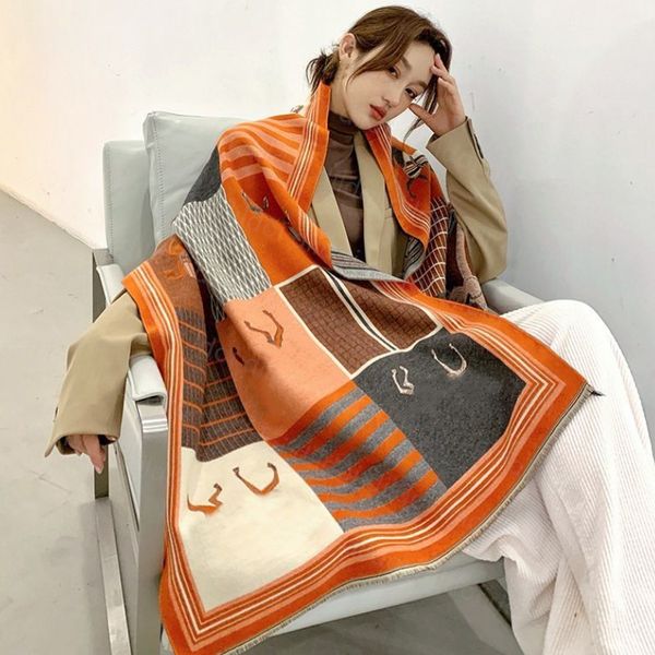 Scarfs Cashmere Luxury Designer Scarf For Women Shawl Silk …