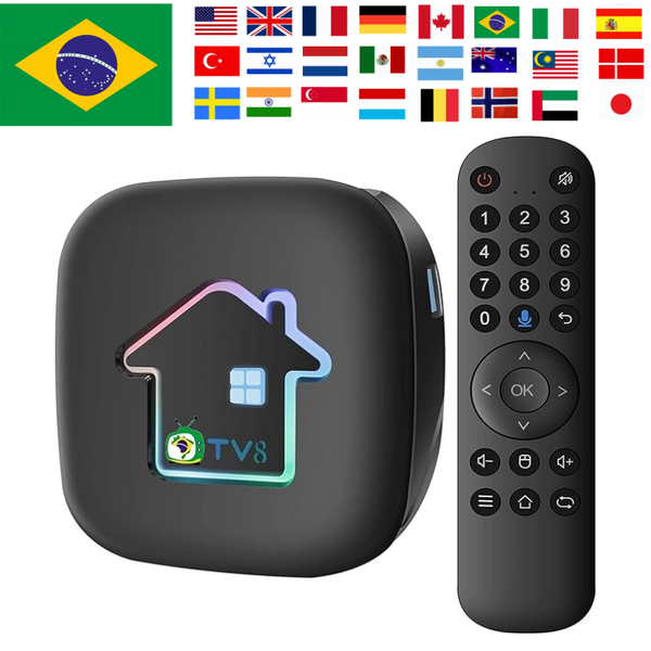 TV8 Smart TV Box Brazil 12M 4K OTT Support Android 13 FHD A53 Quad Core m 3 u dino TV Code USA Canada France Spain Germany Europe tv Top Set 32G 64G
TV8 Smart TV Box Brazil 12M 4K OTT Support Android 13 FHD A53 Quad Core m 3 u dino TV Code USA Canada France Spain Germany Europe tv Top Set 32G 64G