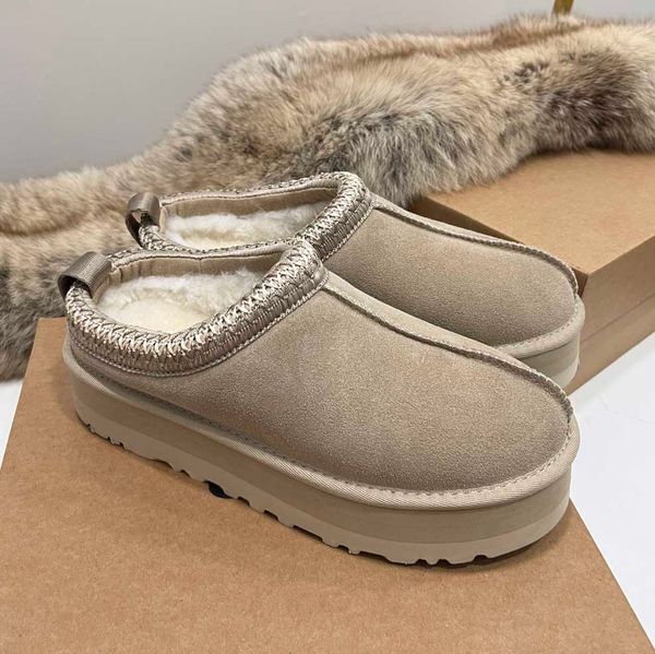 Tazz Slippers Tasman Australia mustard seed Chestnut Sand Fur Slides Sheepskin Classic Ultra Mini Platform Boot Winter Upper Wool Fall Slippers Fashion Luxury 35-44, #7
Tazz Slippers Tasman Australia mustard seed Chestnut Sand Fur Slides Sheepskin Classic Ultra Mini Platform Boot Winter Upper Wool Fall Slippers Fashion Luxury 35-44, #7