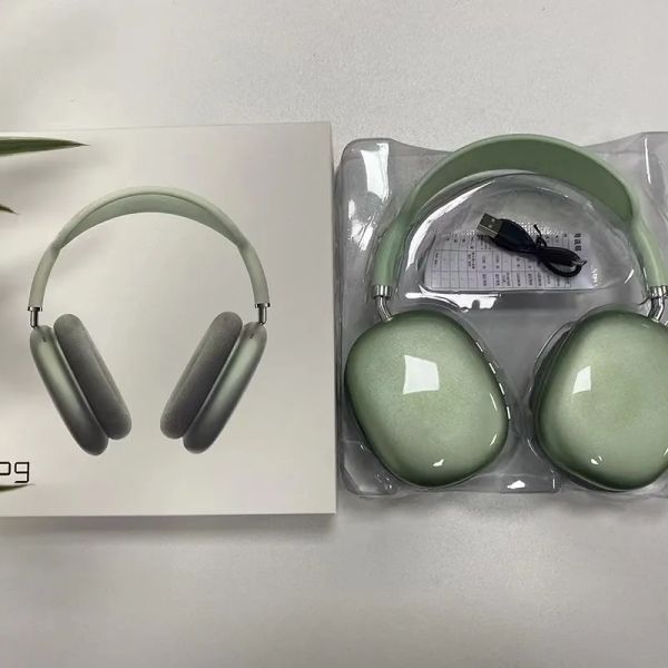 P9 Max Wireless Bluetooth Comfortable Fashion Sports Headphones Active Noise Cancelg HiFi Stereo Sound Travel Work Headset