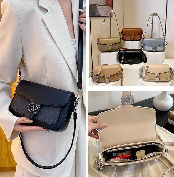 Fashion women's shoulder bag flip retro buckle chain bag niche trend thickened leather messenger bag sweet lady contrast handbag 8 color factory wholesale, Green
Fashion women's shoulder bag flip retro buckle chain bag niche trend thickened leather messenger bag sweet lady contrast handbag 8 color factory wholesale, Green