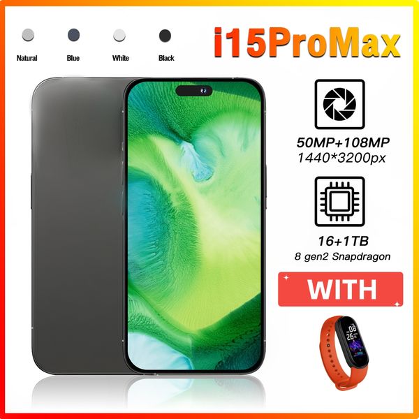 pro i15 max 5G Android Touch Screen Smartphone 13MP 20MP Camera 7.3 inches Dual SIM Card Mobile Phone English Global Version