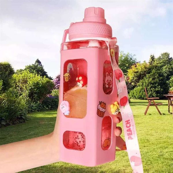 Kawaii Bottle 700ml Cute Kids Bottles with Straw 3D Sticker Portable Drink Tea Milk Leak Proof Water Jug Drinkware, Pink
Kawaii Bottle 700ml Cute Kids Bottles with Straw 3D Sticker Portable Drink Tea Milk Leak Proof Water Jug Drinkware, Pink