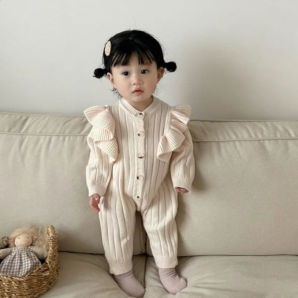 Infant Spring Clothes Solid Girl Baby Knitted Cardigan unce Long Sleeve Romper Kid Cotton Jumpsuit born One-piece 240829, Beige
Infant Spring Clothes Solid Girl Baby Knitted Cardigan unce Long Sleeve Romper Kid Cotton Jumpsuit born One-piece 240829, Beige