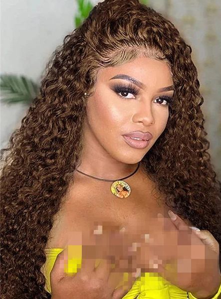 Lace Full Wigs Human Hair Wig 360 For Women Brazilian curly HD Lace Frontal Wig cholate brown colored lace front wig pre plucked, Brown like pic
Lace Full Wigs Human Hair Wig 360 For Women Brazilian curly HD Lace Frontal Wig cholate brown colored lace front wig pre plucked, Brown like pic
